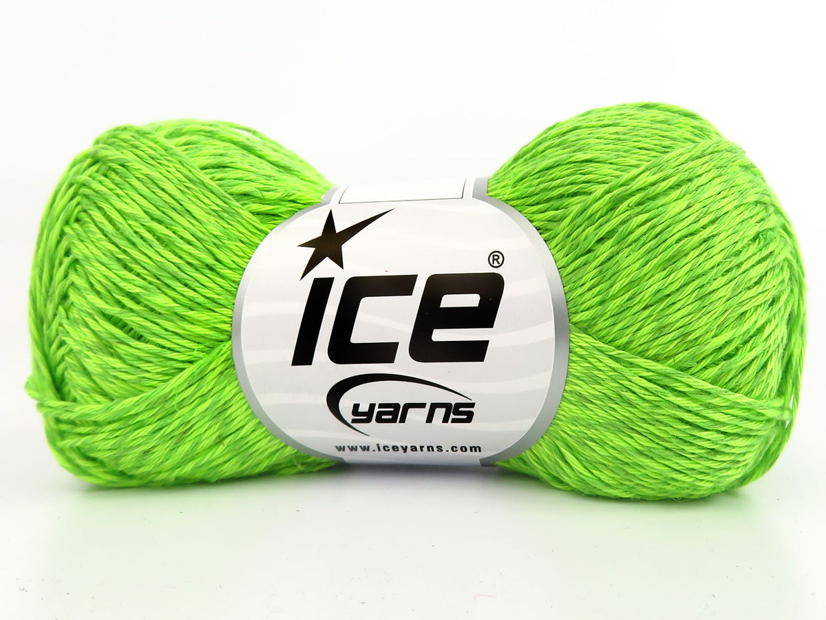 Linen Viscosa Neon Green Shades fnt2-85903