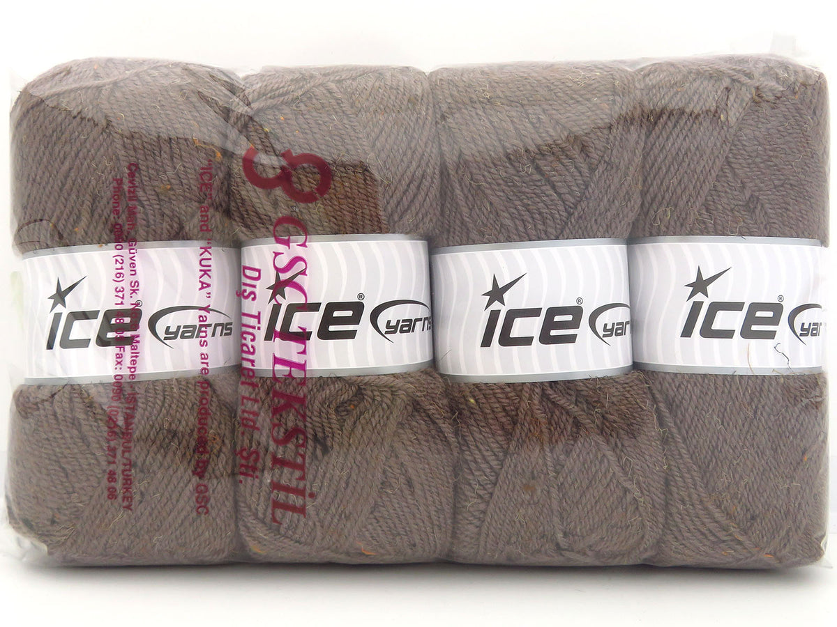 Ice Yarns Soft Tweed – Camel – 65% Acrylic, 30% Wool, 5% Viscose