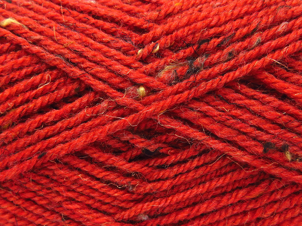 Ice Yarns Soft Tweed – Tangerine Orange – 65% Acrylic, 30% Wool, 5% Viscose