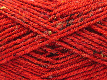 Ice Yarns Soft Tweed – Tangerine Orange – 65% Acrylic, 30% Wool, 5% Viscose