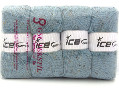Soft Tweed Light Turquoise fnt2-85976