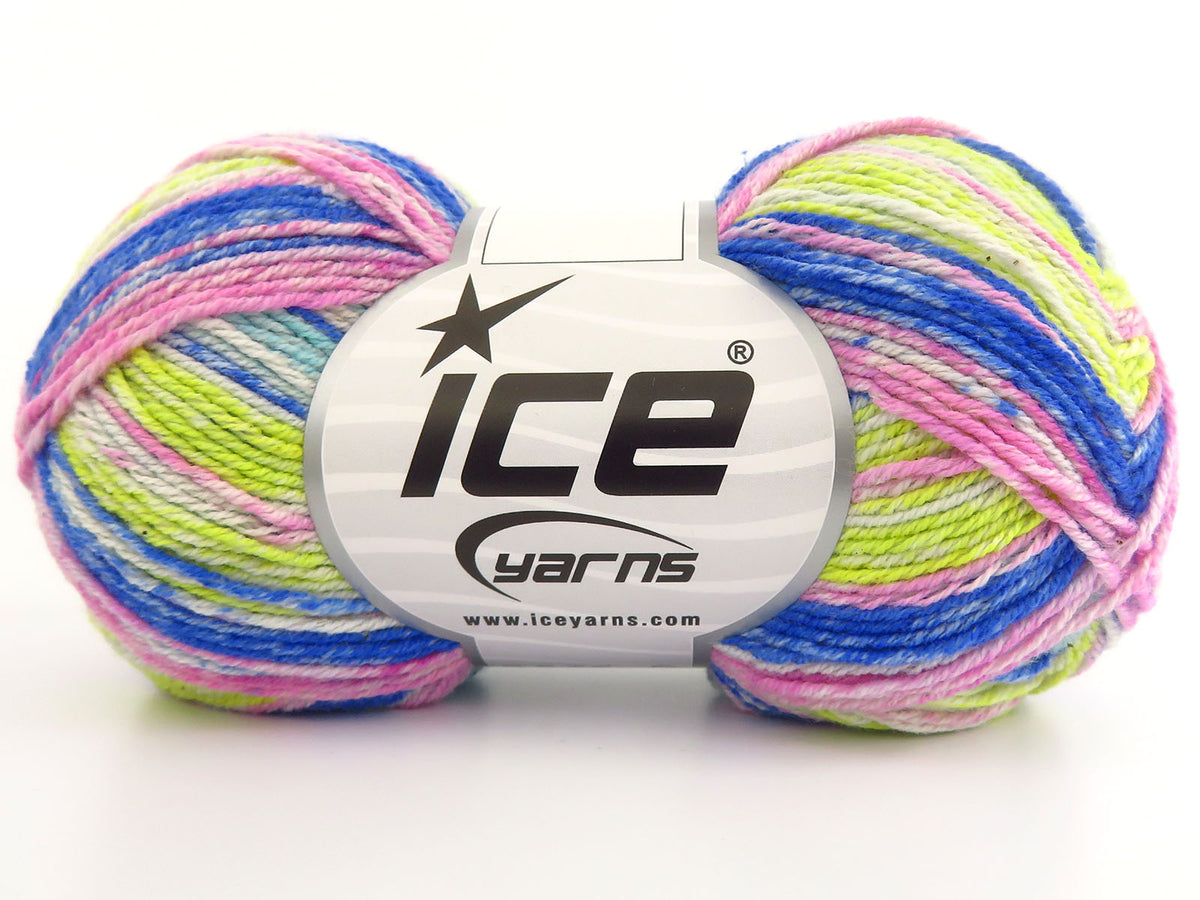Magic Cotton Sock Pink, Yellow, Blue, Green, White fnt2-85993