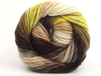Magic Harmony Brown Shades, Yellow, Beige, Cream, Grey  fnt2-85997