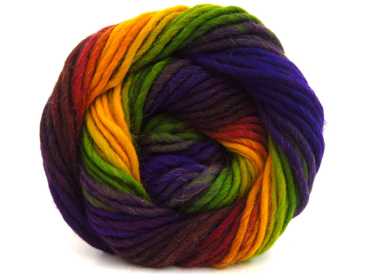 Ice Yarns Magic Harmony – Purple, Green, Gold, Burgundy, Brown – 50% Wool, 50% Polyamide