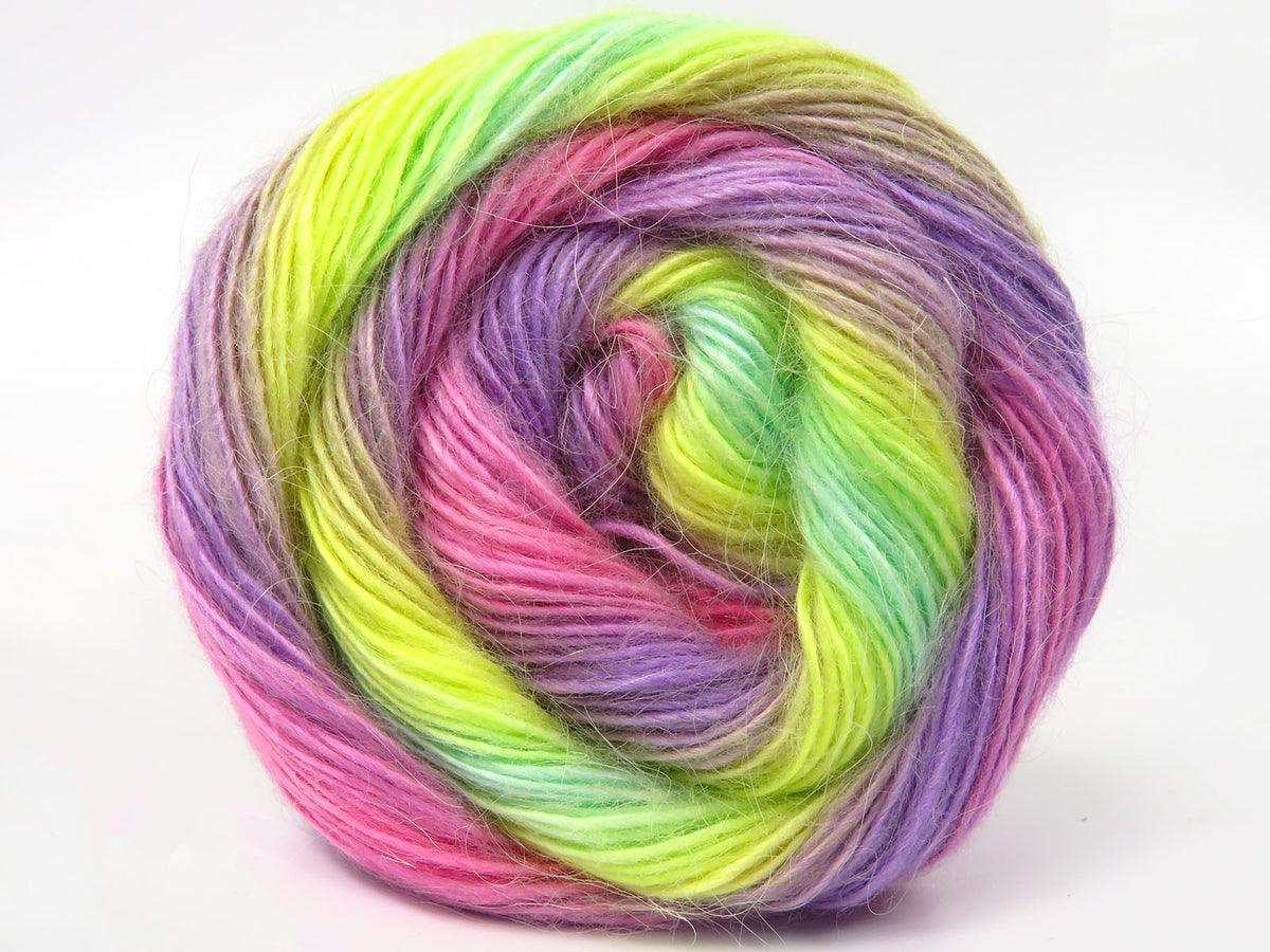 Magic Mohair Wool Pink, Lilac, Green Shades fnt2-86022