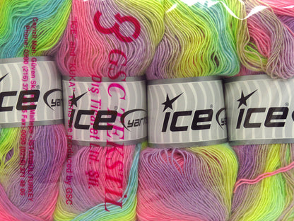 Magic Mohair Wool Pink, Lilac, Green Shades fnt2-86022
