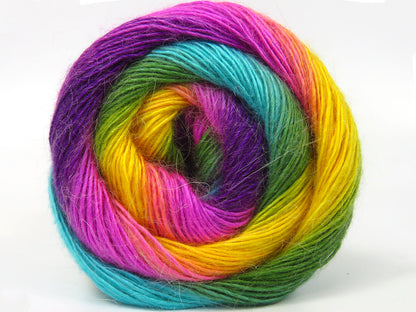 Magic Mohair Wool Pink, Purple, Green Shades, Yellow fnt2-86023