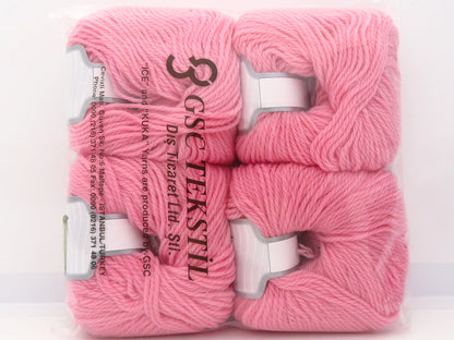 Ice Yarns Pure Merino Aran – Baby Pink – 100% Superwash Merino Wool
