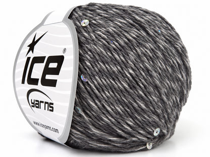 Paillette Cotton Grey Shades fnt2-86053