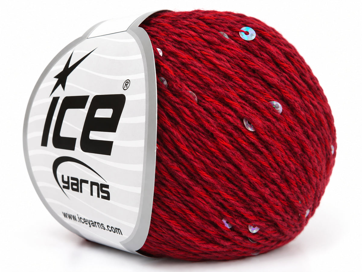 Paillette Cotton Red, Burgundy fnt2-86066