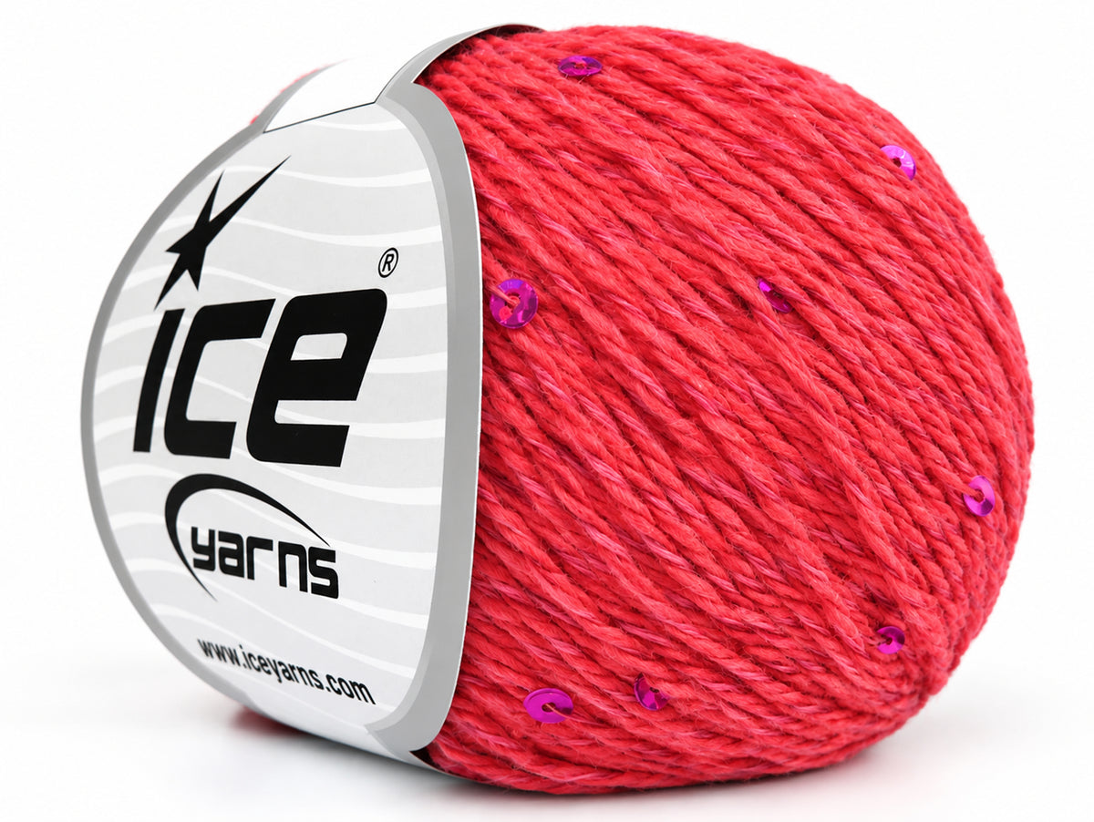 Paillette Cotton Salmon Shades fnt2-86067