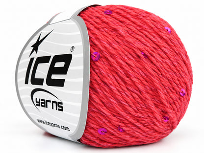 Paillette Cotton Salmon Shades fnt2-86067