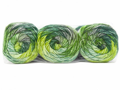 Mixed Lot Multicolor Self Striping Cake Yarns fnt2-86070