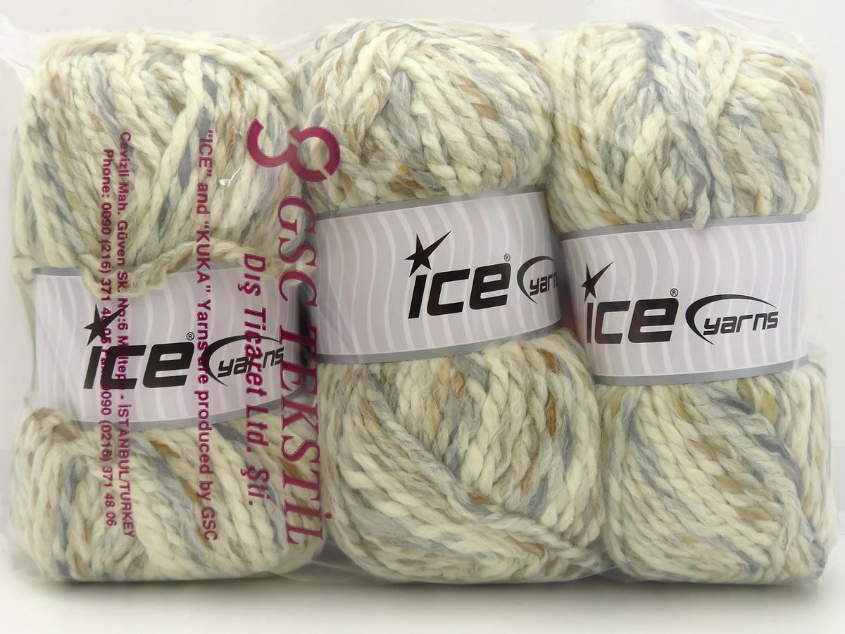 Mixed Lot Multicolor Self Striping Yarns fnt2-86111