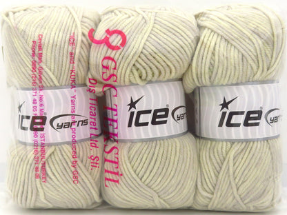 Keith Sock DK Light Grey, Cream fnt2-86129